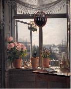 martinus rorbye View from the Artist's Window Sweden oil painting artist